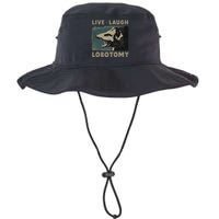 Vintage Live Laugh Lobotomy Lobotomies Retro Opossum Lovers Legacy Cool Fit Booney Bucket Hat