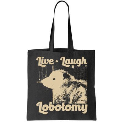 Vintage Live Laugh Lobotomy Lobotomies Retro Opossum Lovers Bag
