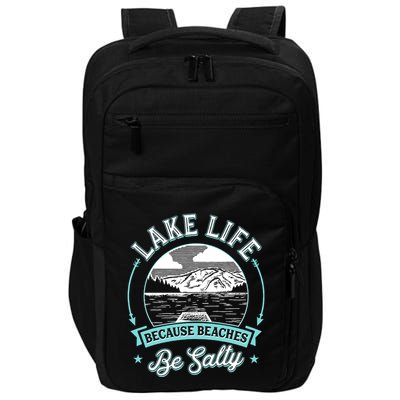 Vintage Lake Life Because Beaches Be Salty Impact Tech Backpack