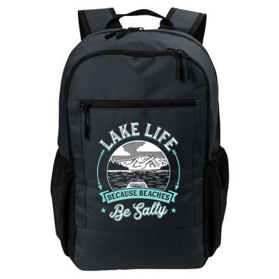 Vintage Lake Life Because Beaches Be Salty Backpack