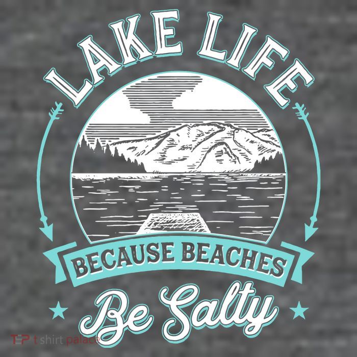 Vintage Lake Life Because Beaches Be Salty Flatbill Hat