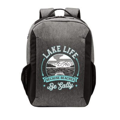 Vintage Lake Life Because Beaches Be Salty Vector Backpack