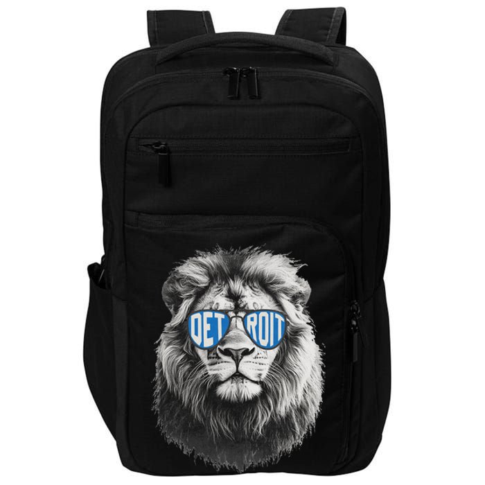 Vintage Lion Lover Apparel With Sunglasses Impact Tech Backpack