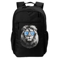 Vintage Lion Lover Apparel With Sunglasses Daily Commute Backpack