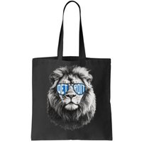 Vintage Lion Lover Apparel With Sunglasses Tote Bag