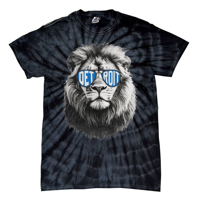 Vintage Lion Lover Apparel With Sunglasses Tie-Dye T-Shirt