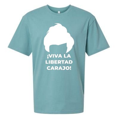 Viva La Libertad Carajo! Javier Milei Peluca Milei Sueded Cloud Jersey T-Shirt