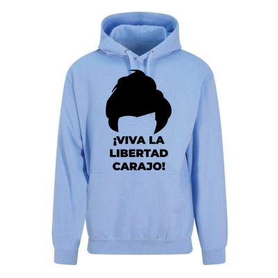 Viva La Libertad Carajo! Javier Milei Peluca Milei Unisex Surf Hoodie