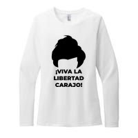 Viva La Libertad Carajo! Javier Milei Peluca Milei Womens CVC Long Sleeve Shirt