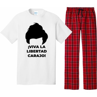 Viva La Libertad Carajo! Javier Milei Peluca Milei Pajama Set