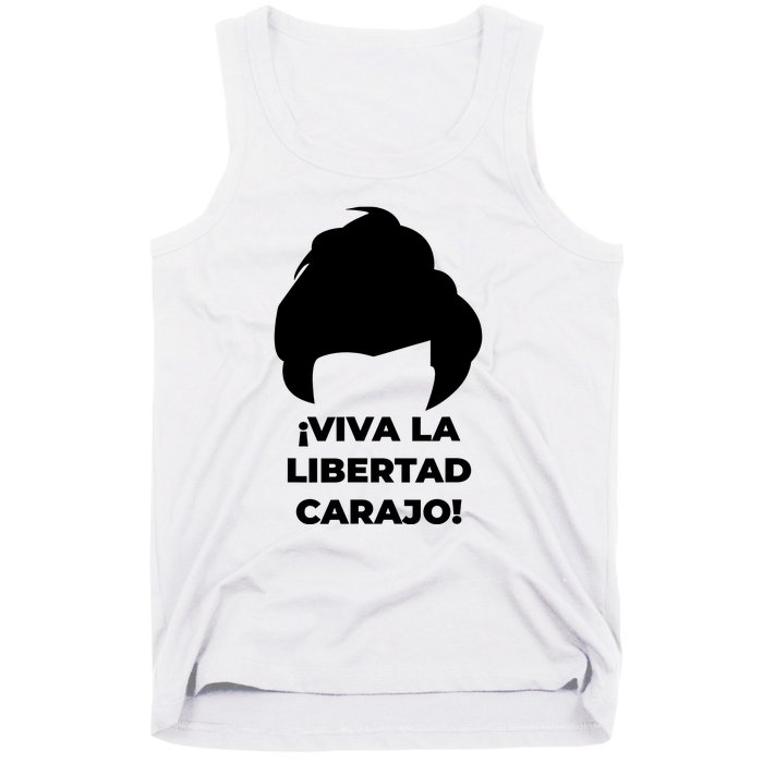 Viva La Libertad Carajo! Javier Milei Peluca Milei Tank Top