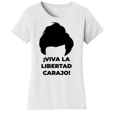 Viva La Libertad Carajo! Javier Milei Peluca Milei Women's T-Shirt