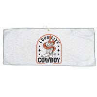 Vintage Long Live Howdy Bronc Rodeo Cow Boot Riding Horse Large Microfiber Waffle Golf Towel