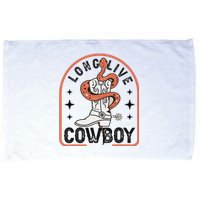 Vintage Long Live Howdy Bronc Rodeo Cow Boot Riding Horse Microfiber Hand Towel