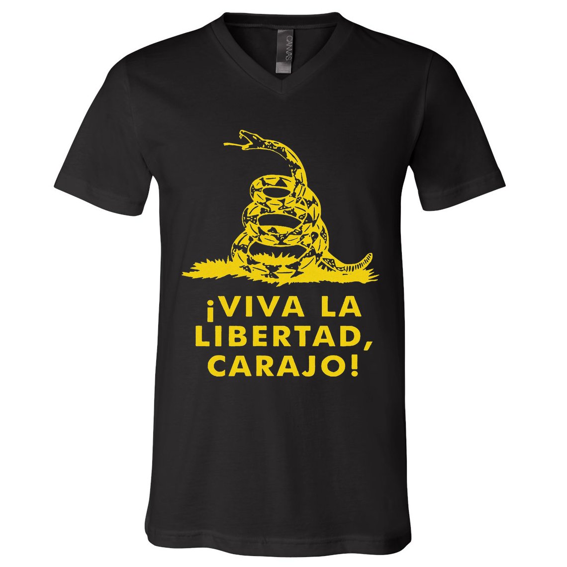 Viva La Libertad Carajo Milei Libertarian Ancap Liberty V-Neck T-Shirt