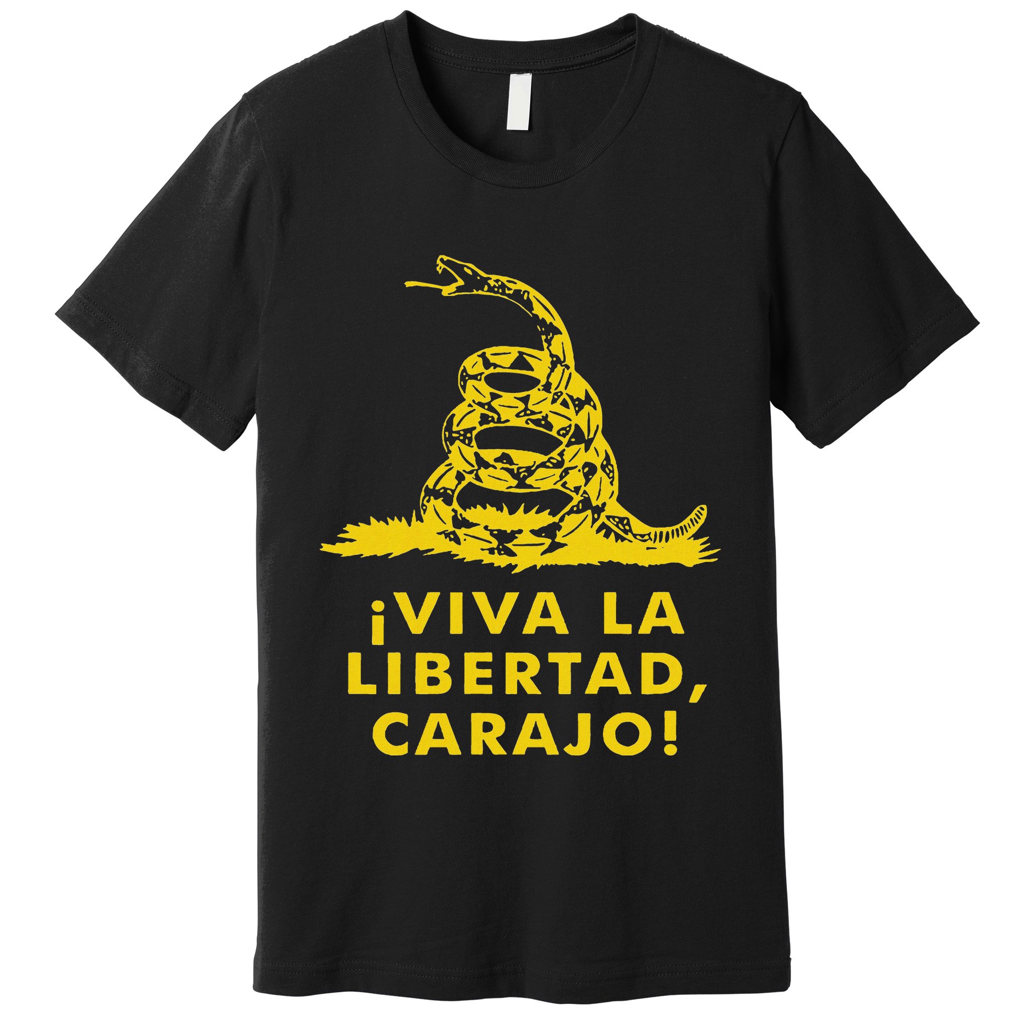 Viva La Libertad Carajo Milei Libertarian Ancap Liberty Premium T-Shirt