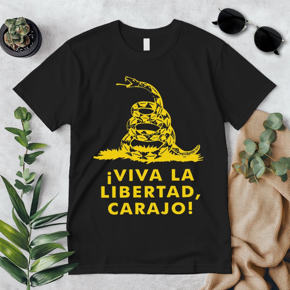 Viva La Libertad Carajo Milei Libertarian Ancap Liberty Premium T-Shirt