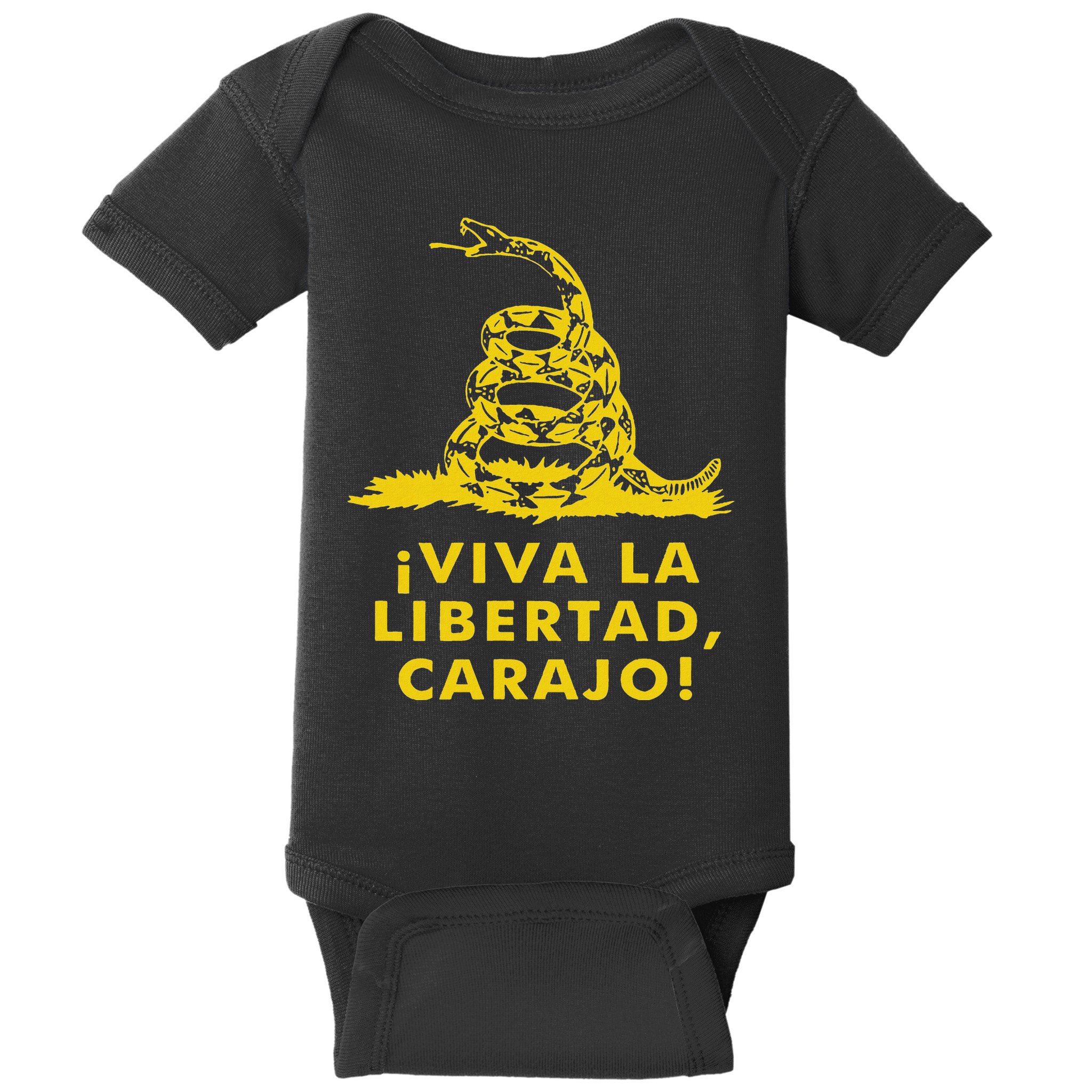 Viva La Libertad Carajo Milei Libertarian Ancap Liberty Baby Bodysuit