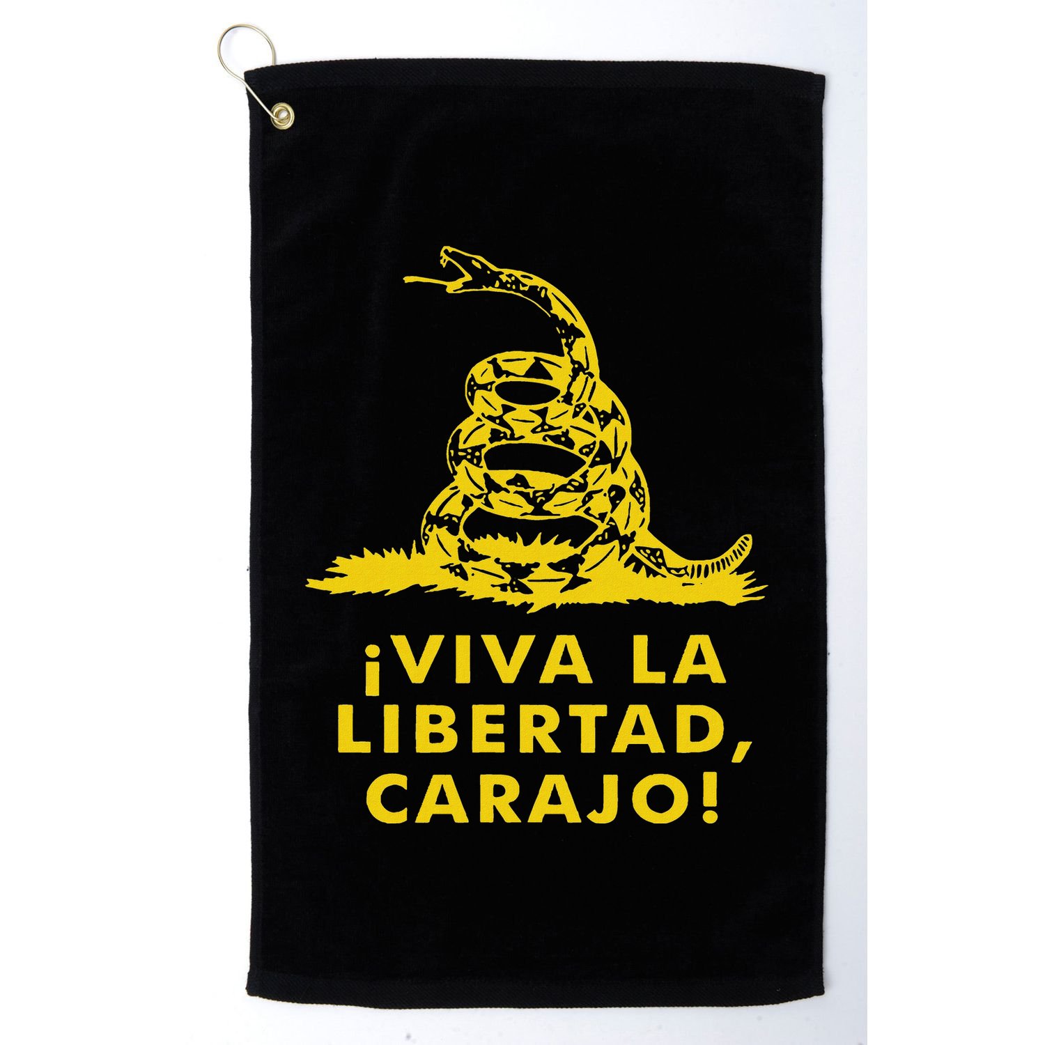 Viva La Libertad Carajo Milei Libertarian Ancap Liberty Golf Towel