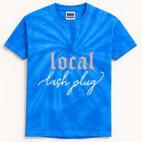 Vintage Local Lash Plug Lash Tech Lash Artist Meaningful Gift Kids Tie-Dye T-Shirt