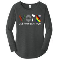 Vote Like Like Ruth Sent You Feminist Rbg Ruth Bader Ginsburg Women's Perfect Tri Tunic Long Sleeve Shirt