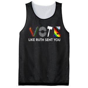 Vote Like Like Ruth Sent You Feminist Rbg Ruth Bader Ginsburg Mesh Reversible Basketball Jersey Tank