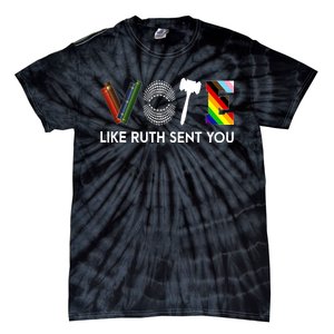 Vote Like Like Ruth Sent You Feminist Rbg Ruth Bader Ginsburg Tie-Dye T-Shirt