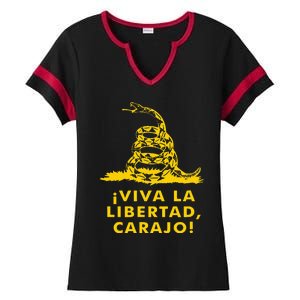 Viva La Libertad Carajo Milei Libertarian Ancap Liberty Ladies Halftime Notch Neck Tee