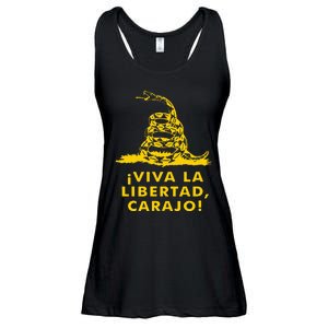 Viva La Libertad Carajo Milei Libertarian Ancap Liberty Ladies Essential Flowy Tank