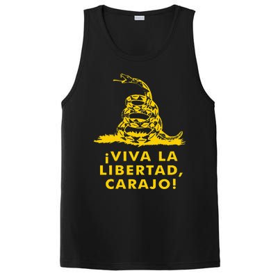 Viva La Libertad Carajo Milei Libertarian Ancap Liberty PosiCharge Competitor Tank