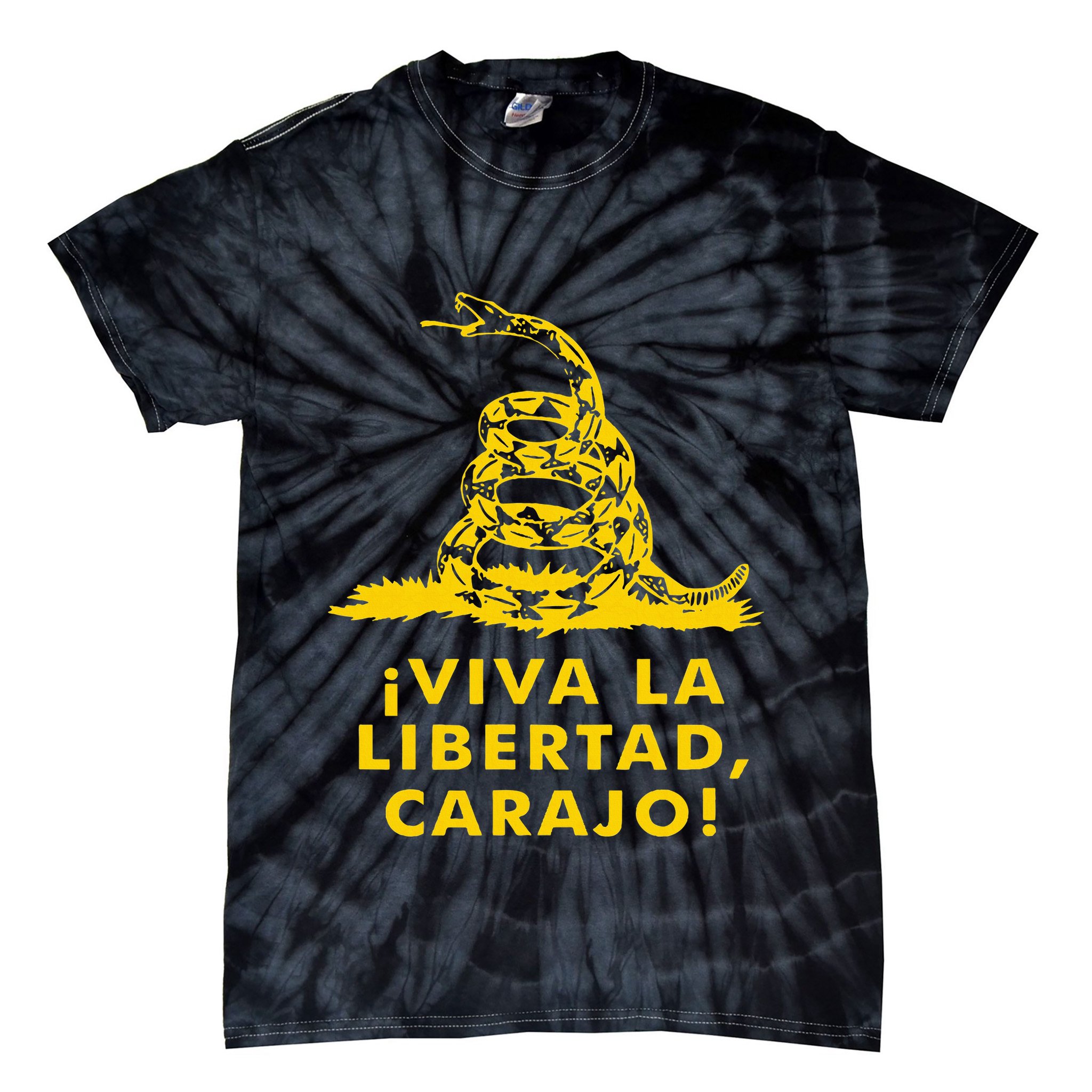 Viva La Libertad Carajo Milei Libertarian Ancap Liberty Tie-Dye T-Shirt