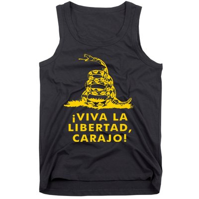 Viva La Libertad Carajo Milei Libertarian Ancap Liberty Tank Top