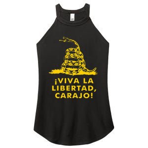 Viva La Libertad Carajo Milei Libertarian Ancap Liberty Women's Perfect Tri Rocker Tank