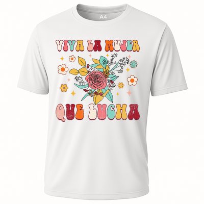 Viva La Mujer Que Lucha Latina Power Feminist Mexican Groovy Performance Shirt