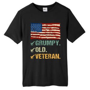 Veteran Lives Matter Grumpy Old Veteran Vietnam Veterans Day Gift Tall Fusion ChromaSoft Performance T-Shirt