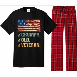 Veteran Lives Matter Grumpy Old Veteran Vietnam Veterans Day Gift Pajama Set