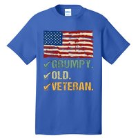 Veteran Lives Matter Grumpy Old Veteran Vietnam Veterans Day Gift Tall T-Shirt