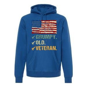 Veteran Lives Matter Grumpy Old Veteran Vietnam Veterans Day Gift Premium Hoodie