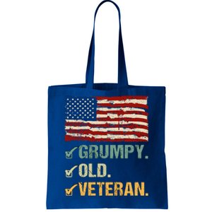 Veteran Lives Matter Grumpy Old Veteran Vietnam Veterans Day Gift Tote Bag