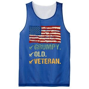 Veteran Lives Matter Grumpy Old Veteran Vietnam Veterans Day Gift Mesh Reversible Basketball Jersey Tank