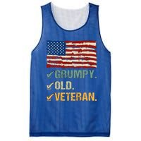 Veteran Lives Matter Grumpy Old Veteran Vietnam Veterans Day Gift Mesh Reversible Basketball Jersey Tank