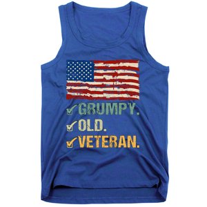 Veteran Lives Matter Grumpy Old Veteran Vietnam Veterans Day Gift Tank Top