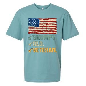 Veteran Lives Matter Grumpy Old Veteran Vietnam Veterans Day Gift Sueded Cloud Jersey T-Shirt