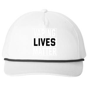 Vaping Lives Matter #Dont Ban Vaping Gift Snapback Five-Panel Rope Hat