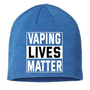 Vaping Lives Matter #Dont Ban Vaping Gift Sustainable Beanie