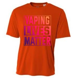 Vaping Lives Matter #Dont Ban Vaping Great Gift Cooling Performance Crew T-Shirt