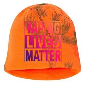 Vaping Lives Matter #Dont Ban Vaping Great Gift Kati - Camo Knit Beanie