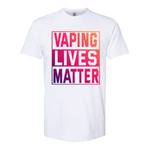 Vaping Lives Matter #Dont Ban Vaping Great Gift Softstyle CVC T-Shirt