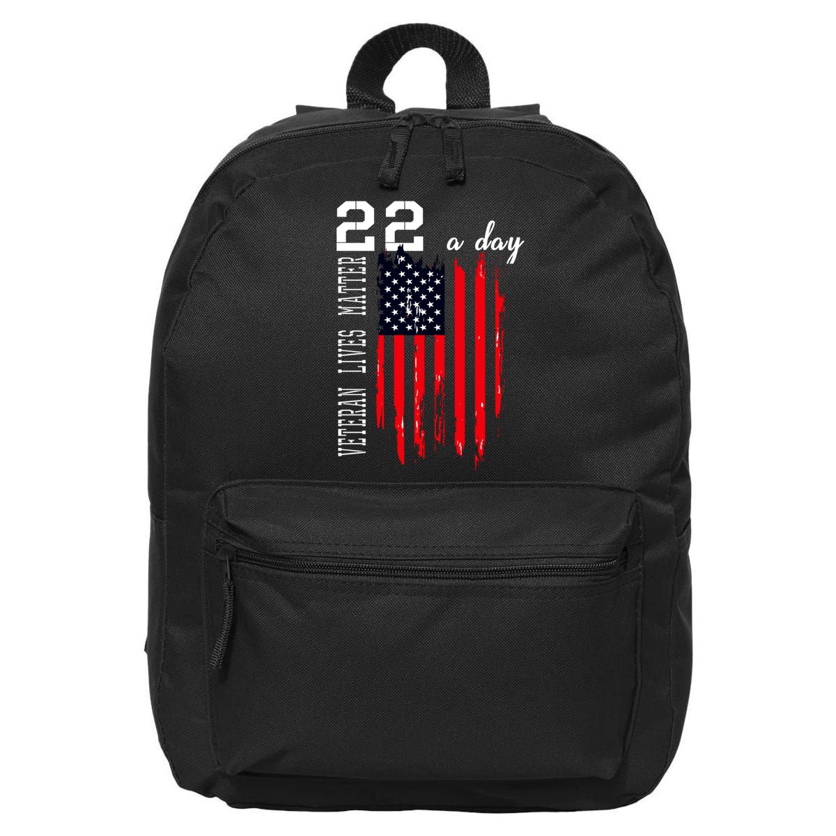 Veteran Lives Matter Suicide Awareness Ptsd Veteran 22 Day Cool Gift 16 in Basic Backpack
