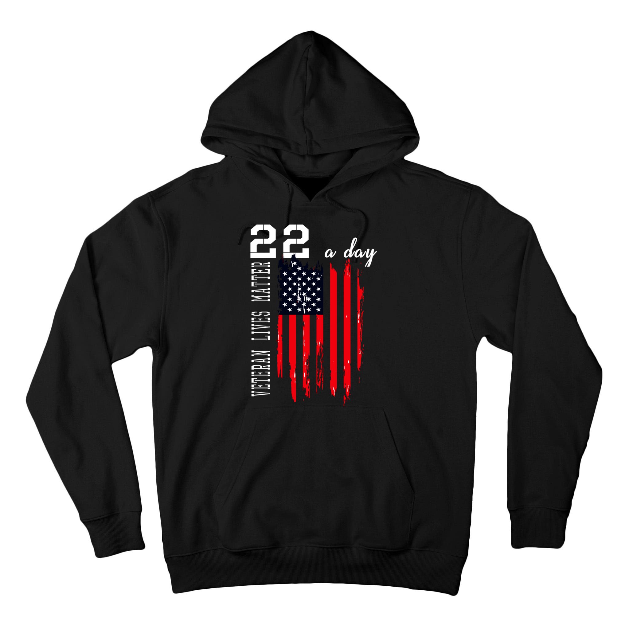 Veteran Lives Matter Suicide Awareness Ptsd Veteran 22 Day Cool Gift Tall Hoodie